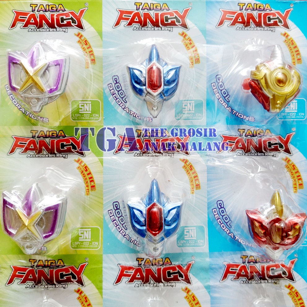 MURAH!!! Taiga Fancy Cincin Ultraman Ring R/B Bisa Menyala