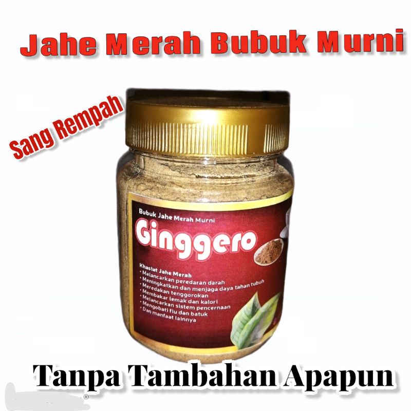 

Bubuk Jahe Merah Murni Tanpa Gula 70 Gram