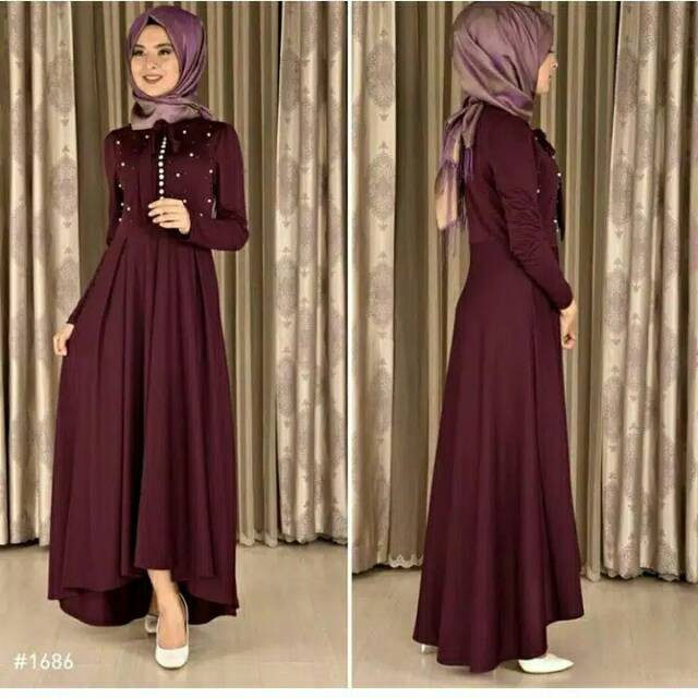 Promo Maryam dres   Gamis maxi murah Berkualitas