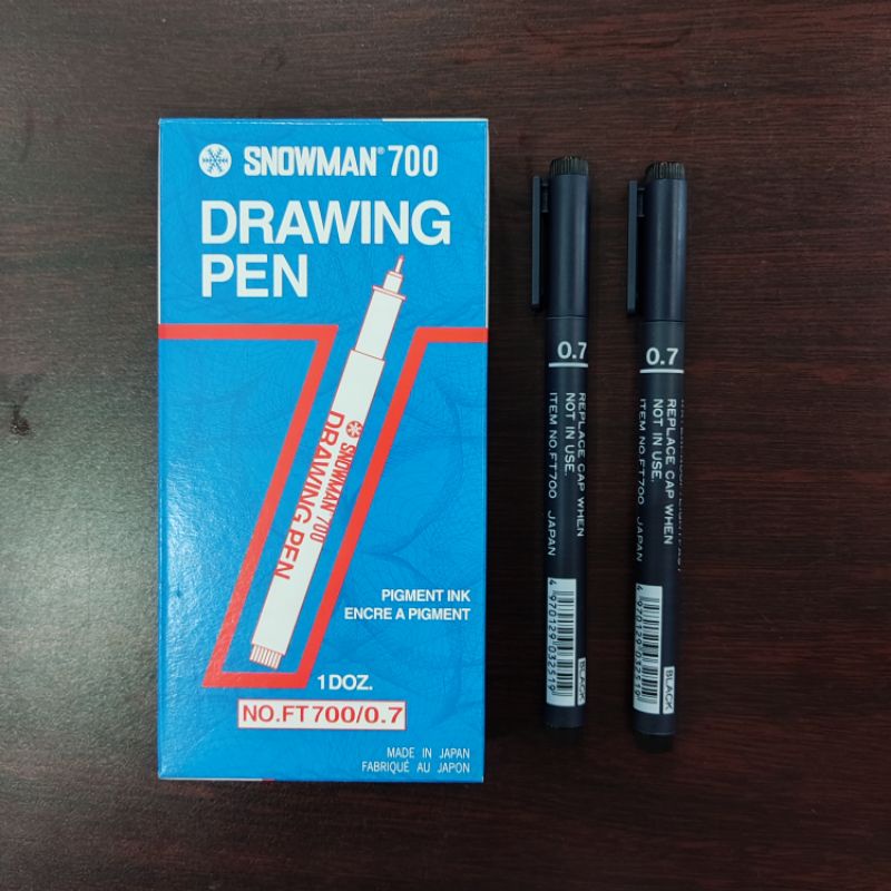 

Pulpen Drawing / Drawing Pen Snowman 0.7