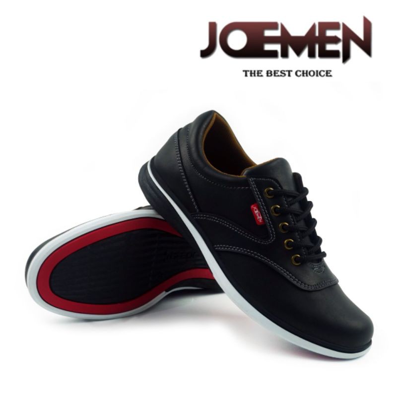 JOEMEN J 35 Sepatu Kulit Casual Pria 100%