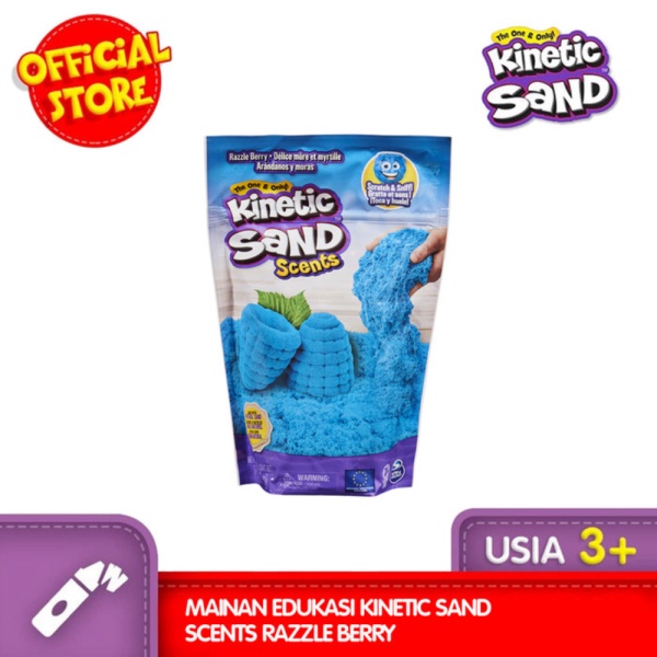 

Mainan Edukasi Kinetic Sand Scents Razzle Berry Limited