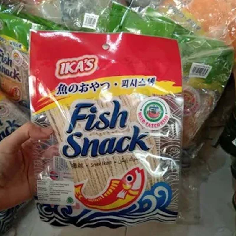 

QH FISH SNACK MERK IKA'S 120 GRAM - JUHI SNACK CEMILAN IKAN BERVARIAN RASA