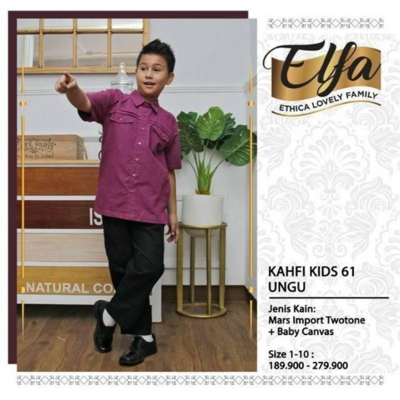 KOKO ANAK KAHFI KIDS 61 UNGU
