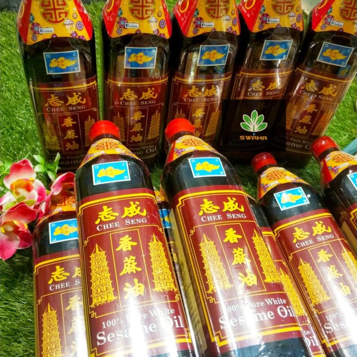Minyak Wijen Pagoda Chee Seng Sesame Oil 750 ml promo