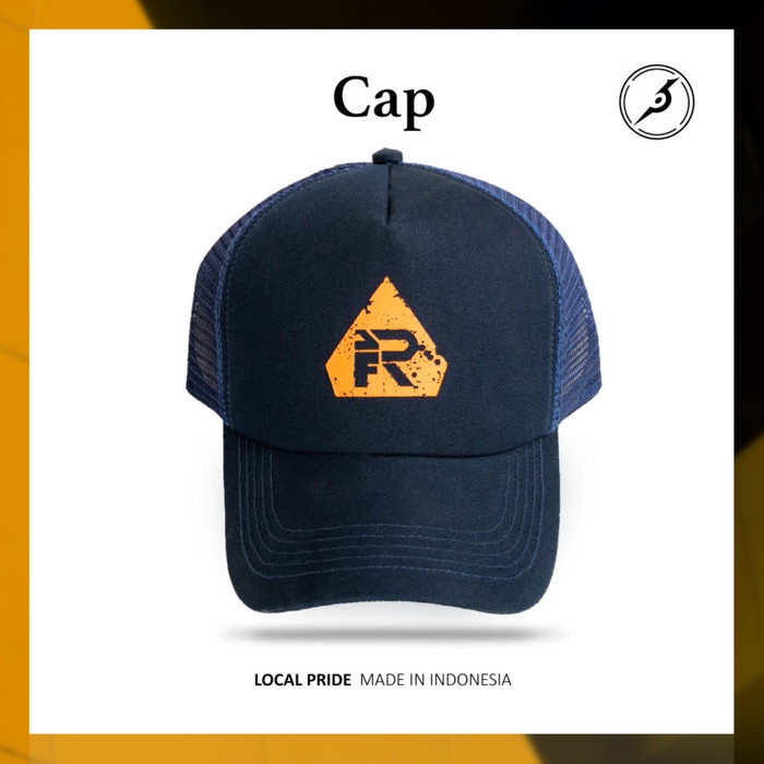 Topi Pria Topi Pria Topi Baseball Jaring Topi Pria Original JFR Topi Trucker - NAVY JCAP06(D6H1) BES