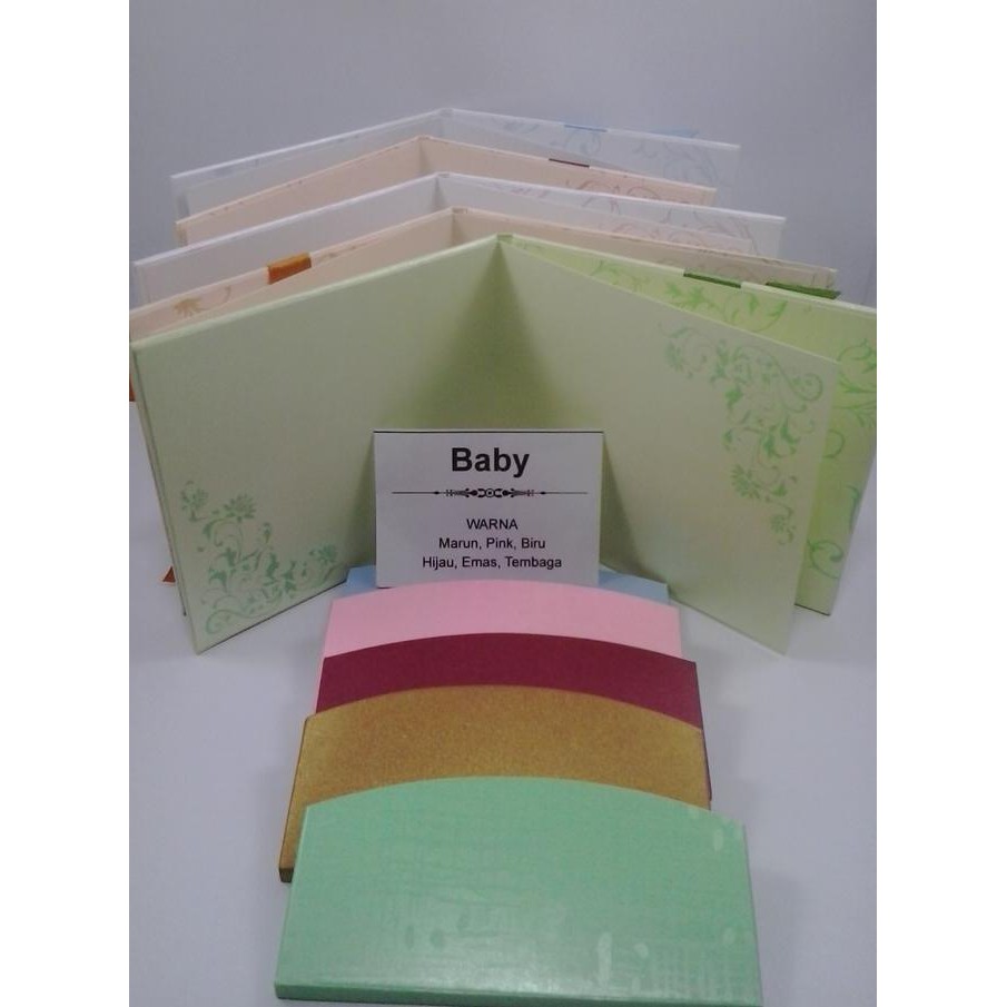 

Promo BLANGKO KARTU UNDANGAN HARD COVER KECIL + AMPLOP ,CD : BABY Terlaris
