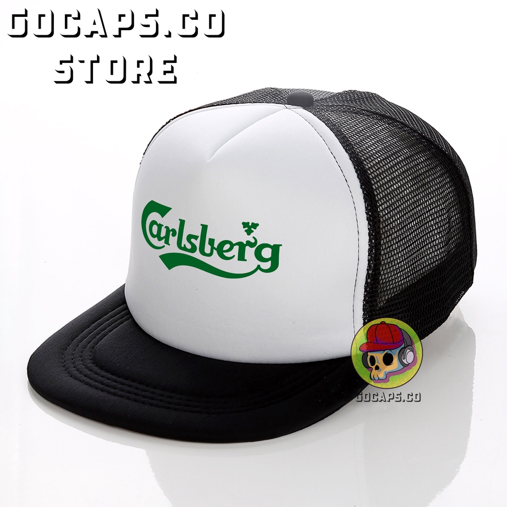 Carlsberg / Beer /Topi Jaring Distro / Topi Jaring / Topi Distro Premium / Topi Pria / Topi Baseball / Snapback / Topi Snapback / Topi Snapback Jaring / Topi Kece Unisex / Gocaps