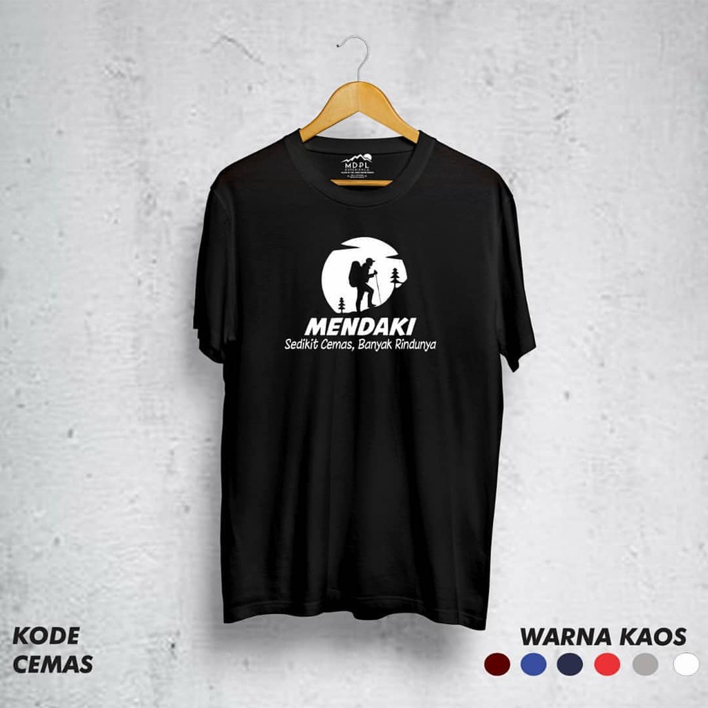 Kaos sablon travelling - Cemas - kaos pendaki keren