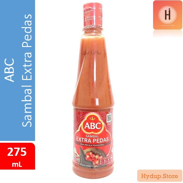 ABC Saos Sambal Extra Pedas Botol 275 ml | Saos ABC Botol 275 ml