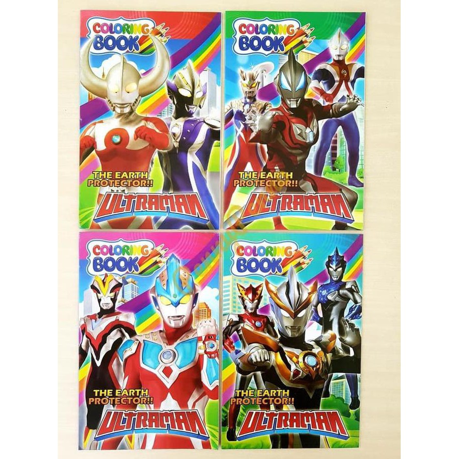  DISKON Buku  Mewarnai Ultraman Uk 24 cm x15 5cm Shopee 