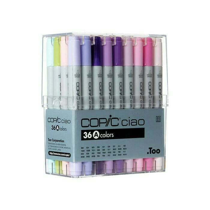 

COPIC CIAO MARKER SET A 36 COLOURS