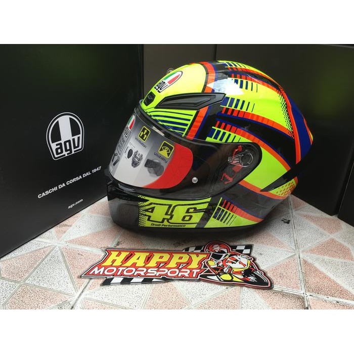 HELM FULLFACE AGV K1 ORIGINAL ITALY WITH SPOILER SERI SOLENUNA 2015