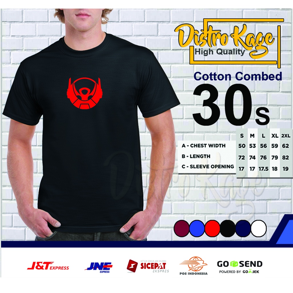 Baju Kaos Pria New Bigetron BTR Logo Esport T-Shirt Lengan Pendek Ukuran Dewasa Unisex Cotton Combed