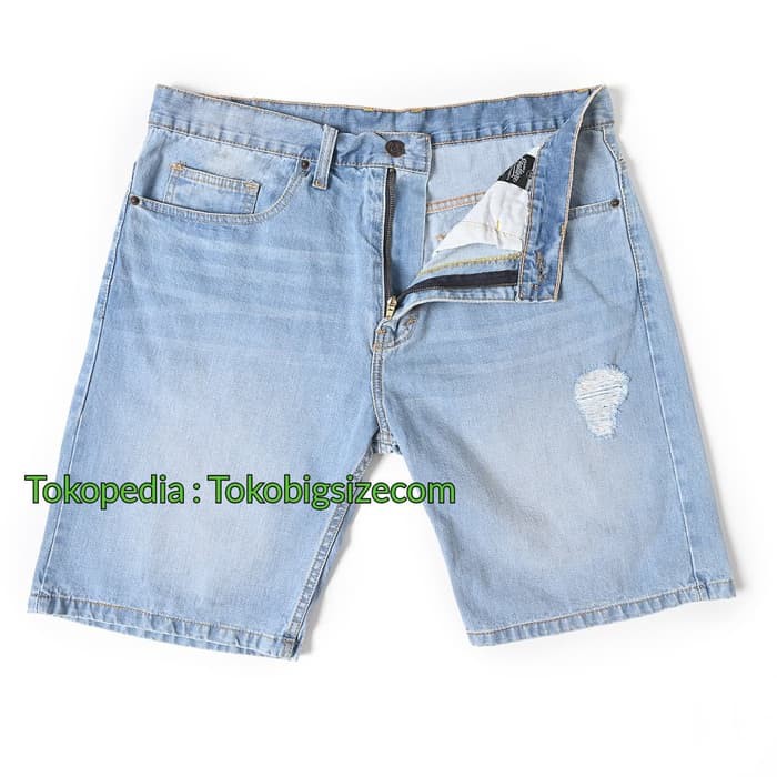 Rpx Jeans Size 27/Jeans Pria/Jeans Cowok/Jeans Hw/Jins Pria/J 9800NW Eastlore Ripped Short Jeans Big