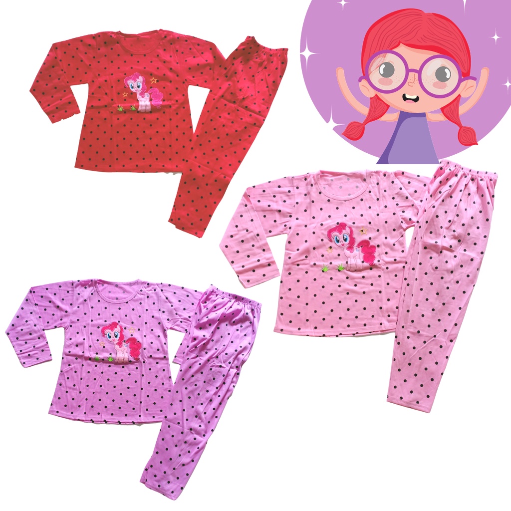 Baju Tidur Anak Perempuan Jumbo 6-12 tahun