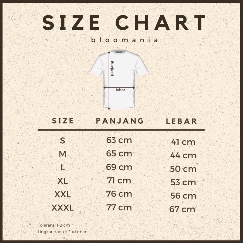 BLOOMANIA Peach &amp; Salem Kaos Polos COTTON COMBED || SIZE S-XXL