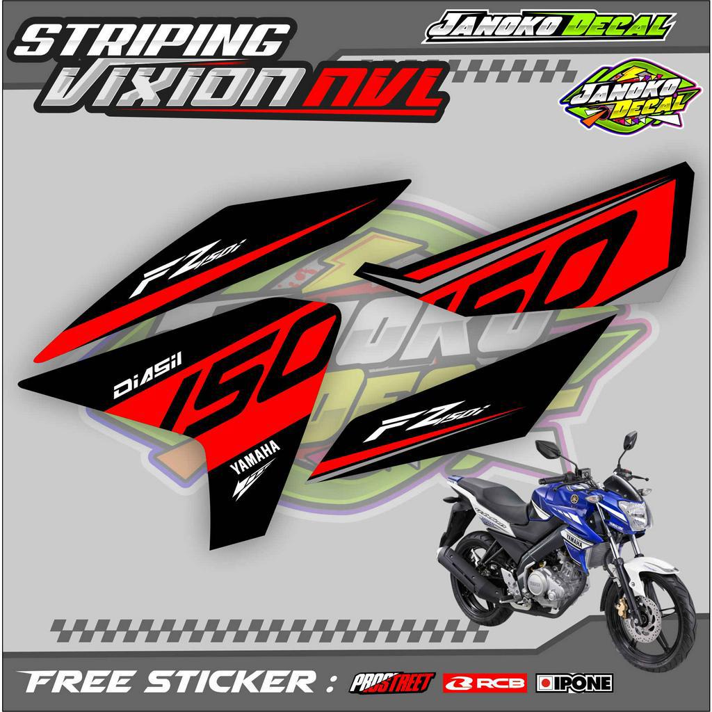 STRIPING VARIASI YAMAHA VIXION NVL / STICKER LIST VARIASI MOTOR VIXION NVL