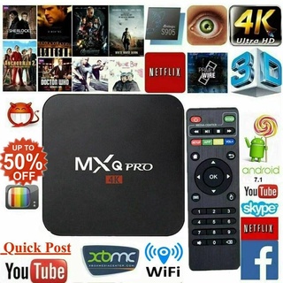 TV Box Android Smart MXQ PRO 4K RK3229 1G/8G H.264/H.265