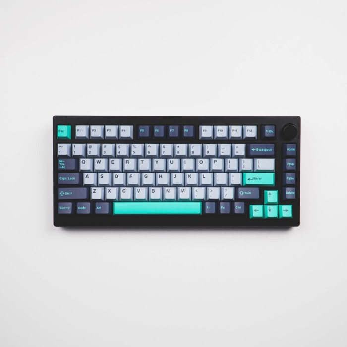 Noir Luminous Keycaps PBT Doubleshot Cherry Profile Keycap Set