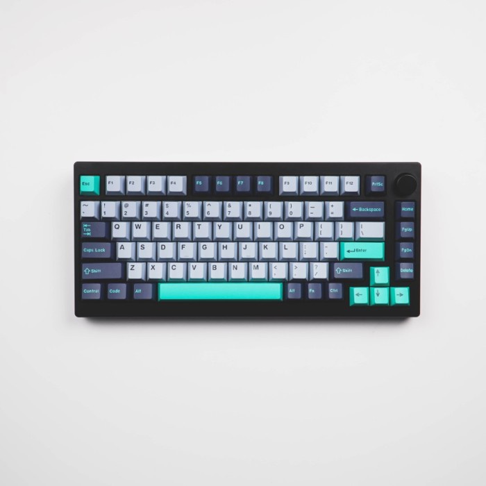 Noir Luminous Keycaps PBT Doubleshot Cherry Profile Keycap Set