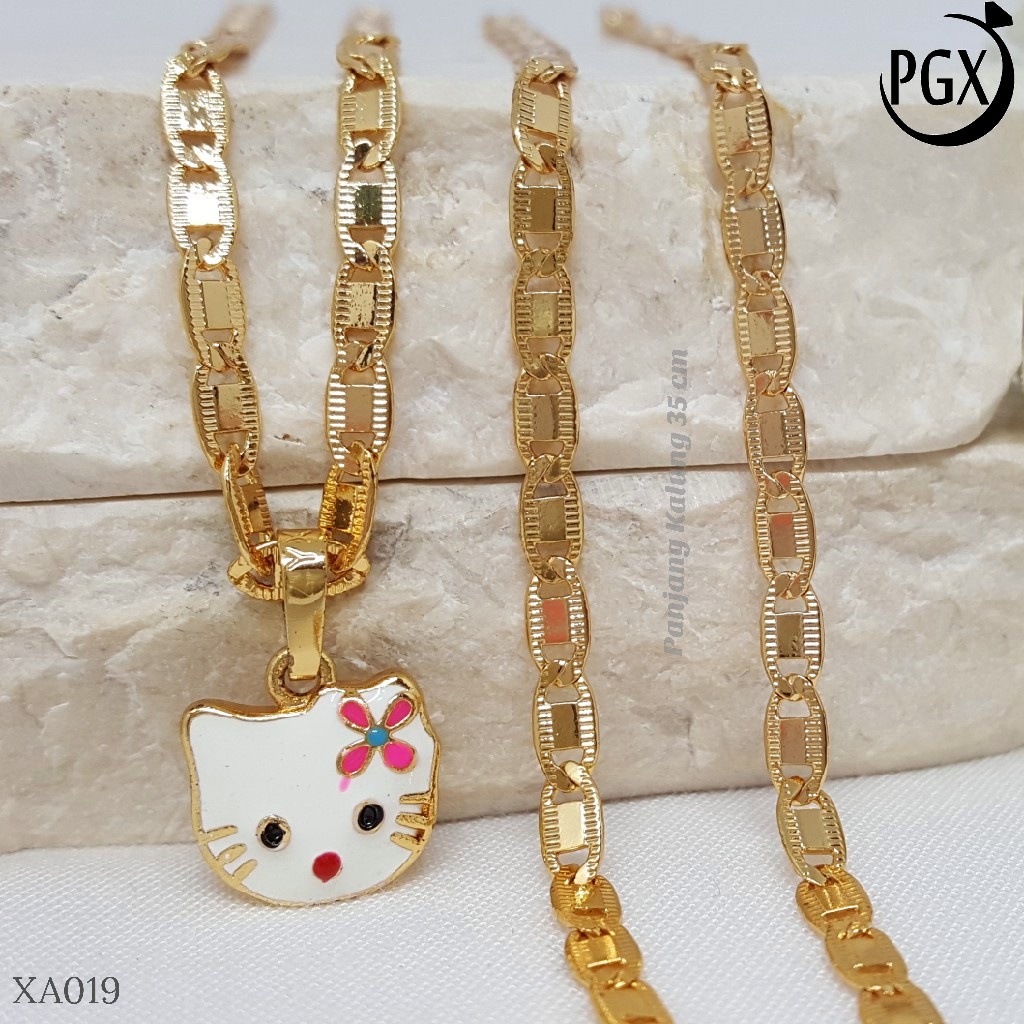 PGX Kalung Anak Perempuan Xuping Lapis Emas Aksesoris Fashion Perhiasan Premium - XA019