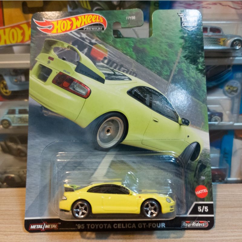 HOT WHEELS 95 TOYOTA CELICA GT FOUR - MOUNTAIN DRIFTERS - PREMIUM