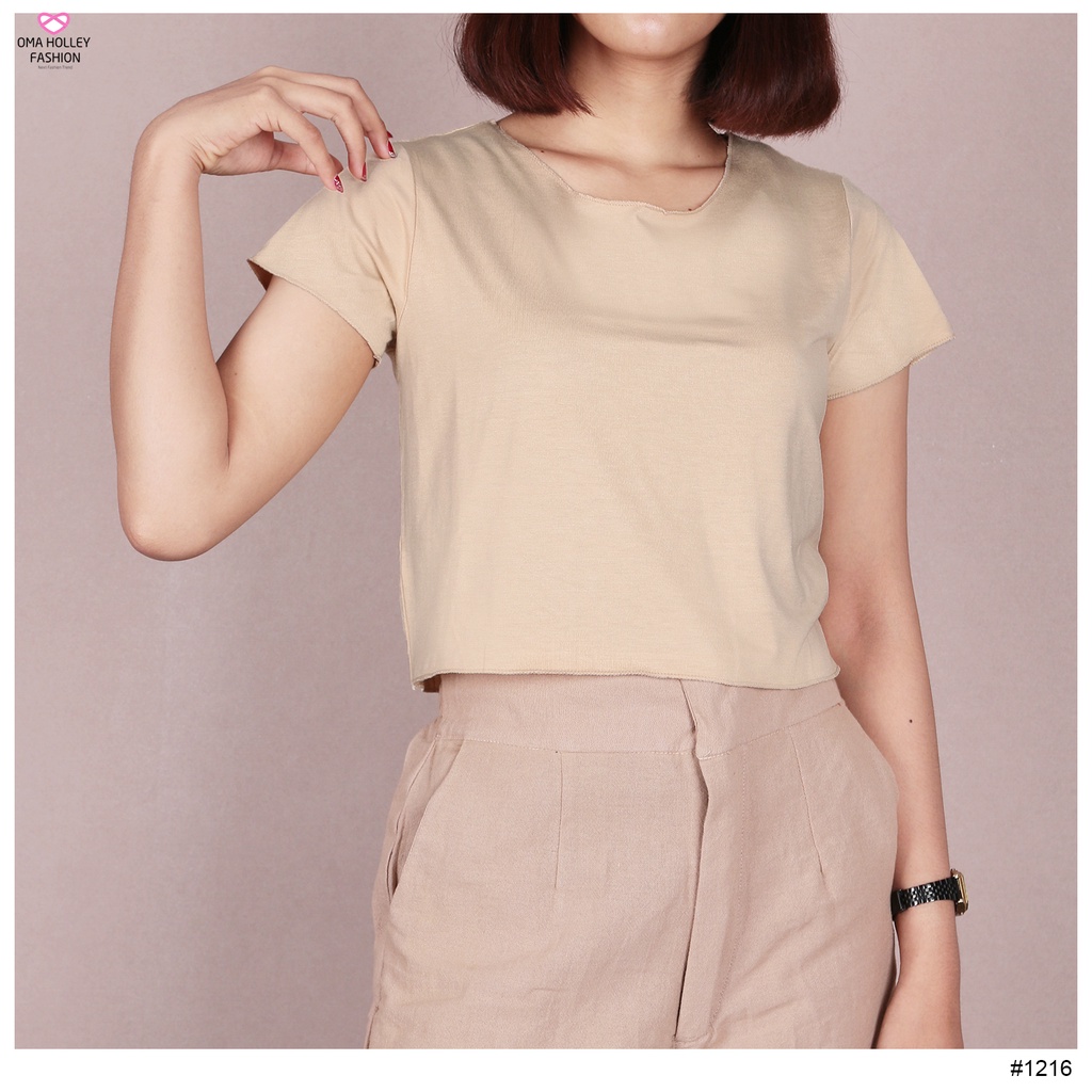 (COD) OH Fashion Kayla Blouse Crop Top #1216