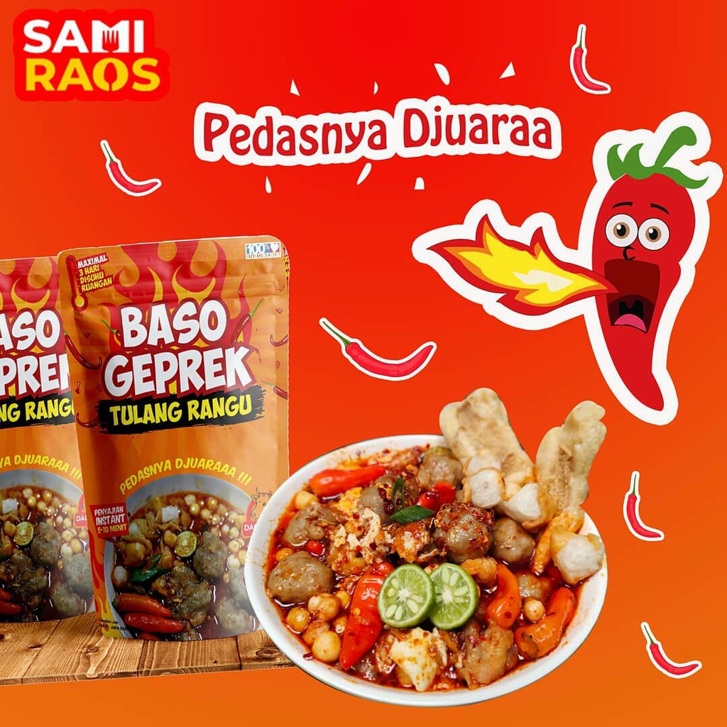  BASO GEPREK  TULANG RANGU PEDASNYA JUARA Shopee Indonesia