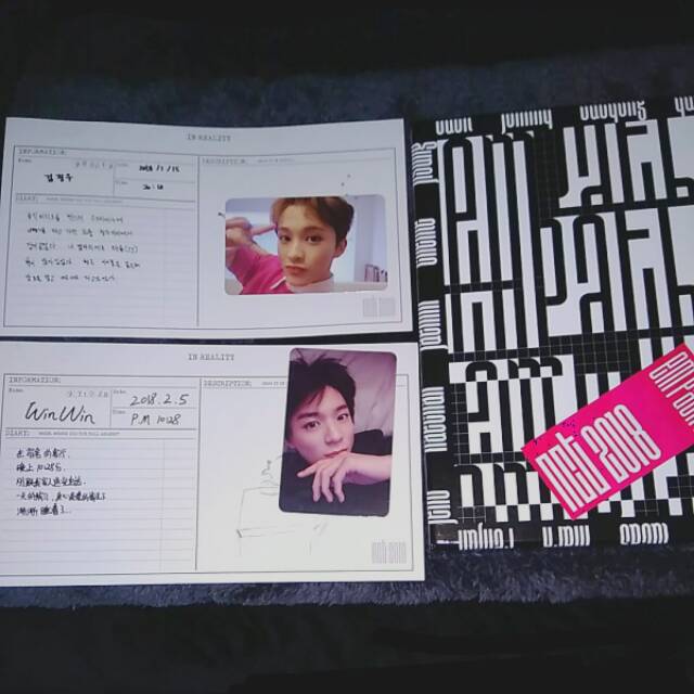 Album Empathy NCT 2018 Reality vers with photocard/Pc Mark/jeno+Jungwoo/winwin diary