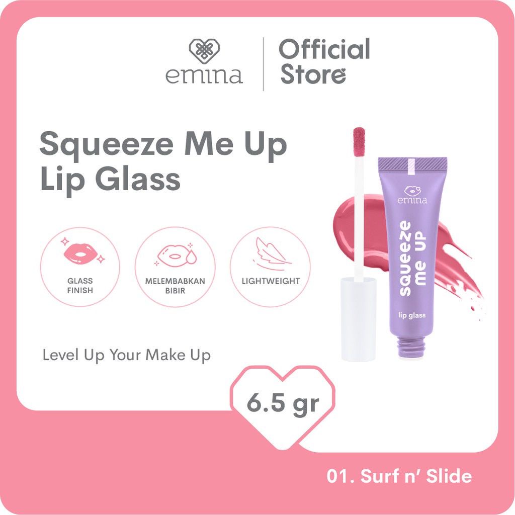 EMINA SQUEEZE ME UP LIP GLASS 6.5 GR