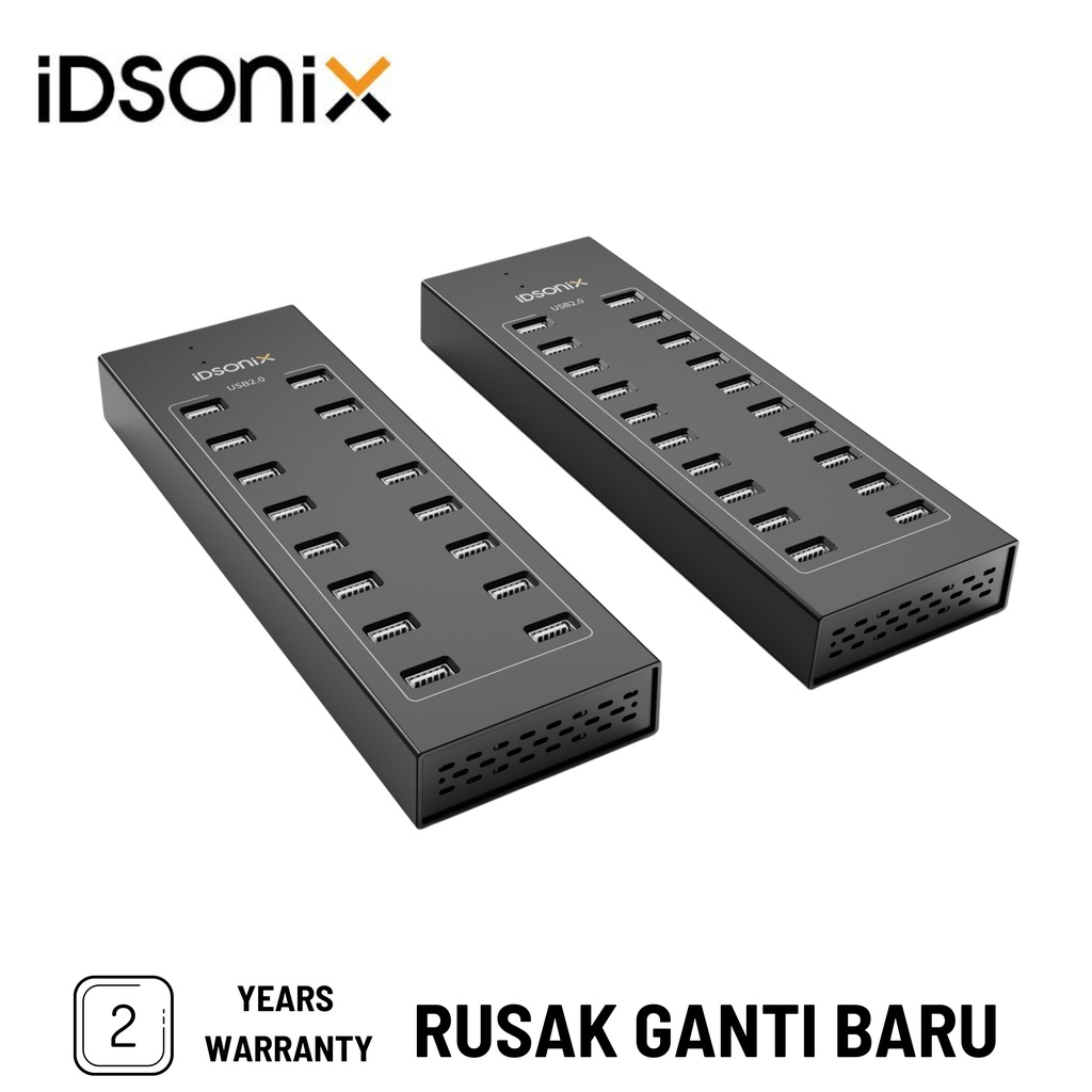 IDSONIX Industrial USB 2.0 Hub + Charging 16 port / 20 port ( NAU2 )