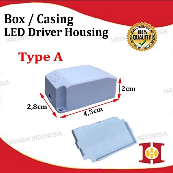 Kotak Box Casing Plastik Housing LED Driver Power Supply Panel Light