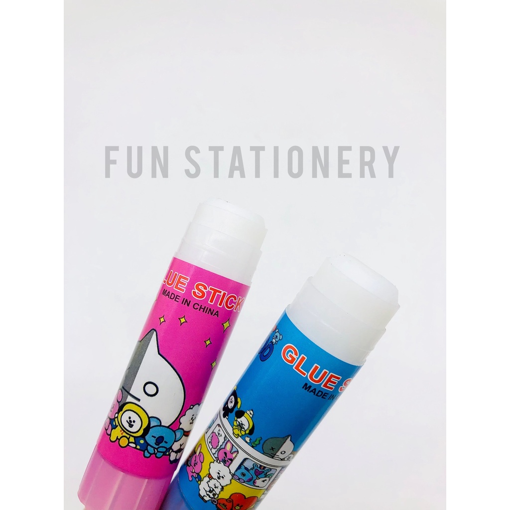 (24 PCS) GLUE STICK 23GR BT21 / LEM KERTAS / LEM STICK