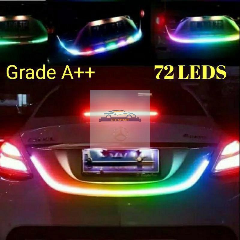 Lampu Strip DRL RGB 12V TAIL LED Lampu Bagasi Pintu Belakan Mobil Stop Sein Signal