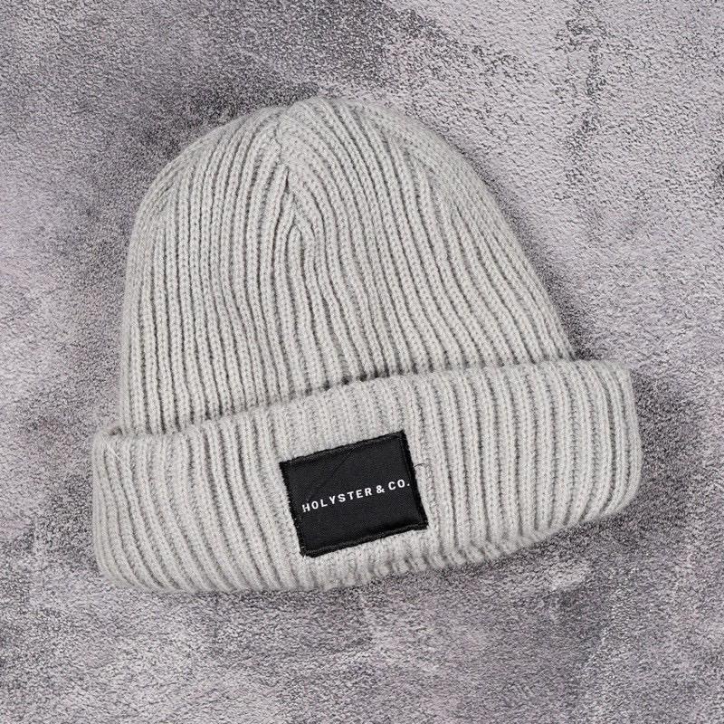 COD Topi Kupluk Beanie Hat HOLYSTER &amp; CO Import Original Pria Wanita Terbaru
