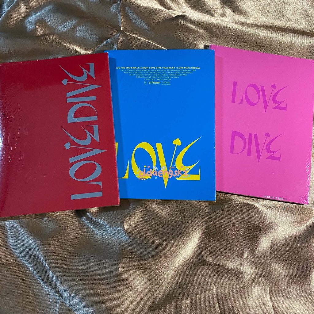 IVE Love Dive Album photobook ver SEALED 2nd press [NO POSTER]