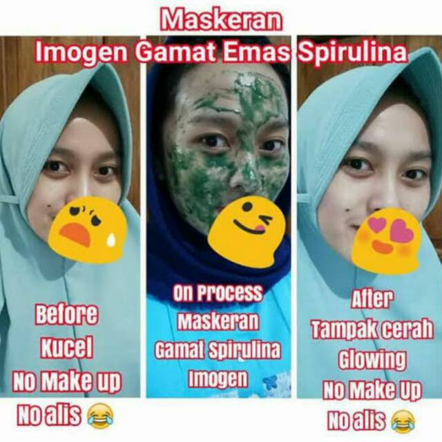 Imogen Gamat Emas (Masker Spirulina)