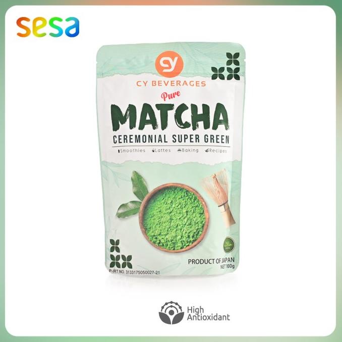 

CY Beverages Pure Matcha Ceremonial Super Green 100g
