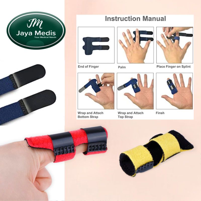 Korektor Jari Tangan - Finger Splint Fracture Protection Brace 1pcs