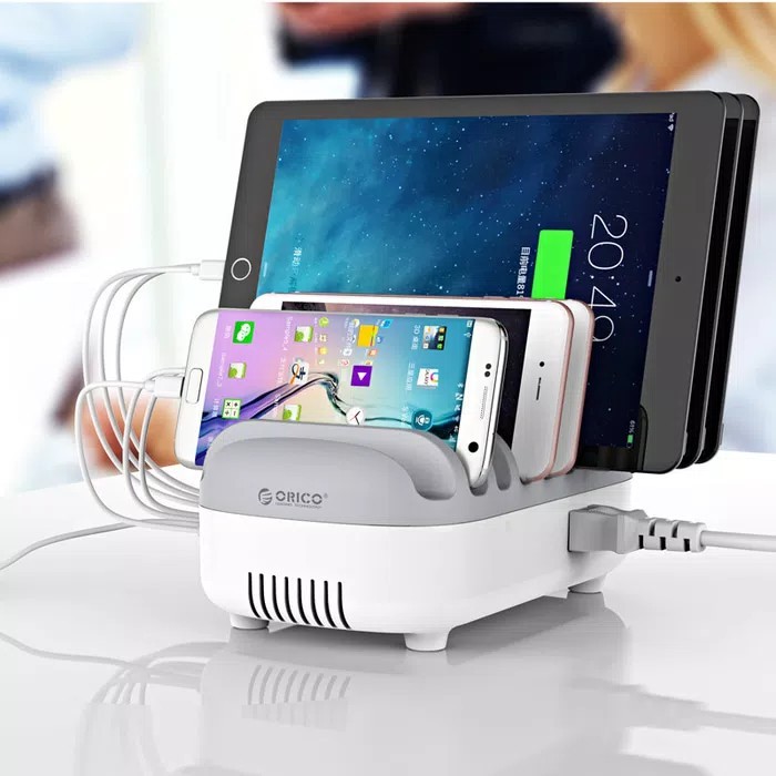 Charging Station with Stands Orico DUK-10P 120Watt 10 Ports USB