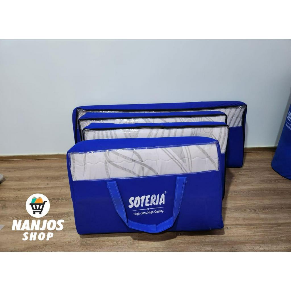 [FREE ONGKIR &amp; BISA COD] Kasur lipat Bantalan Busa Lembut Premium + Tas / Kasur Travel / Travel Bed Minimalist Simple / Kasur Gulung Lantai / Kasur Anak Kost Anti Kempes Anti Debu 120x190 SOTERIA