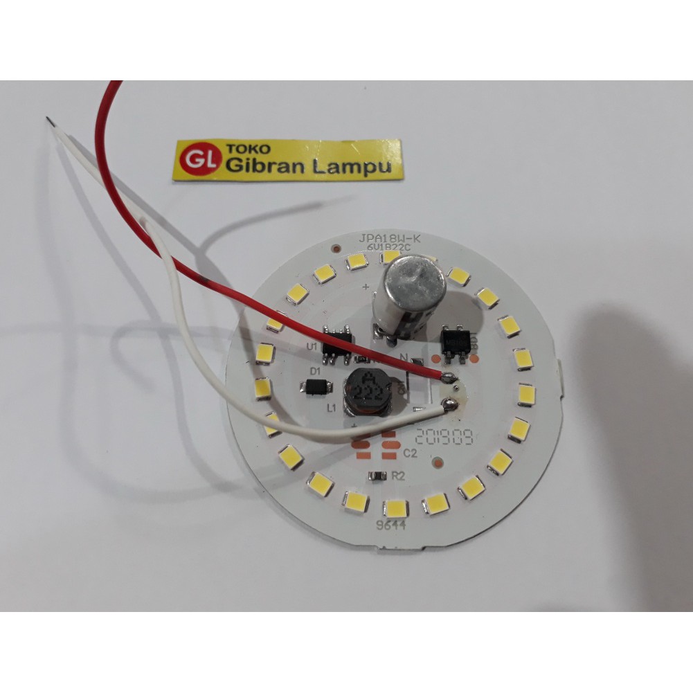 PCB Mata Lampu LED 18w KW1 Tanpa Driver - DOB LED AC 18 Watt Langsung 220V (ACR)