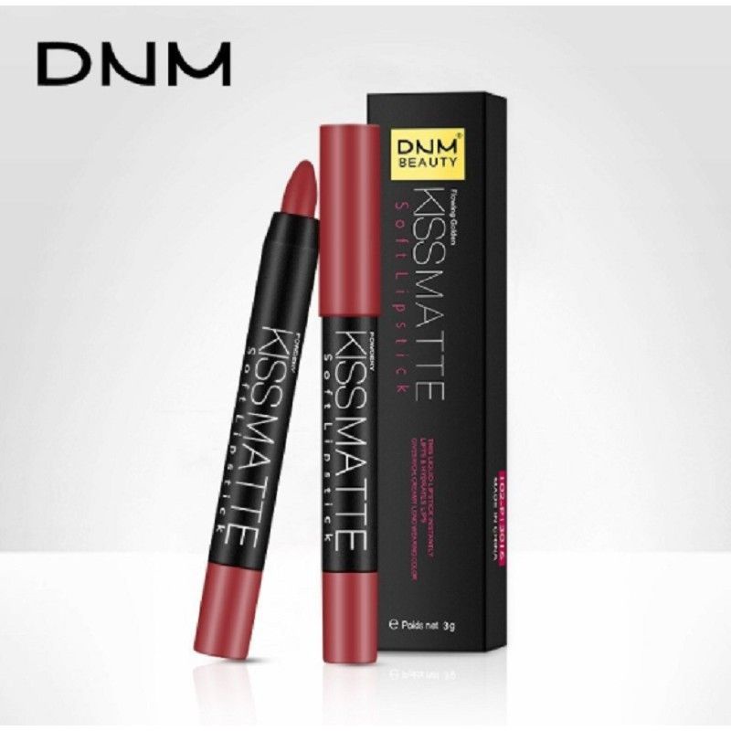 Lipstik DNM KISS MATTE Crayon Kosmetik Bibir