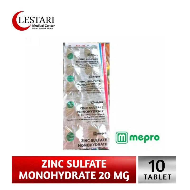 Harga zinc tablet