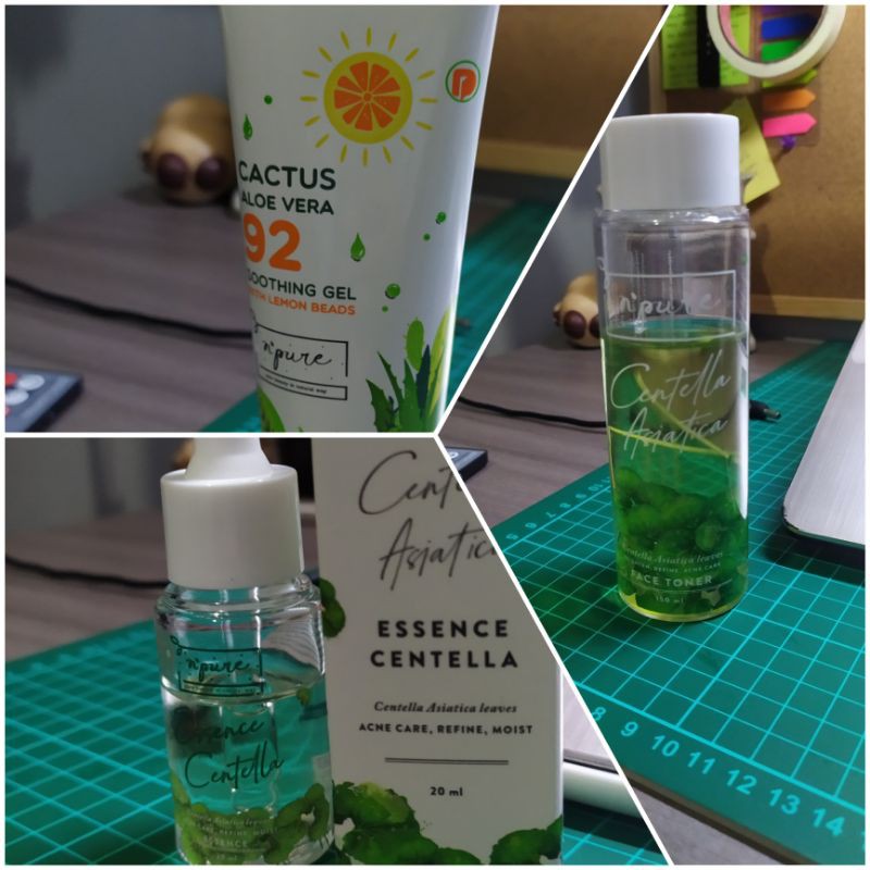 PRELOVED NPURE TONER, ESSENCE, SHOOTING GEL