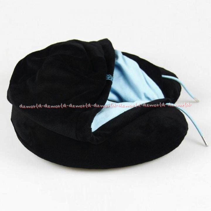 Hooded U Shape Neck Pillow Bantal Leher dengan Topi Bantal Topi