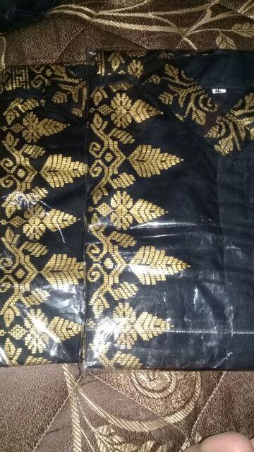 Bswart Batik Jumbo Hrb026 Kenongo Hem Pendek Padi Pekalongan M L Xl Batik Pria Murah Modern Grosir