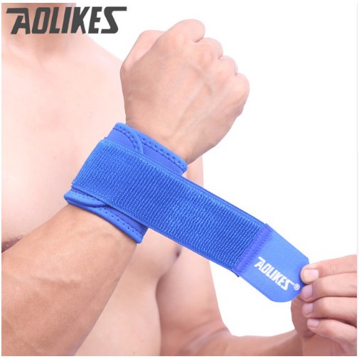 SUPPORT BRACE WRISTBAND AOLIKES ORIGINAL WRIST STRAP GYM DEKER TANGAN