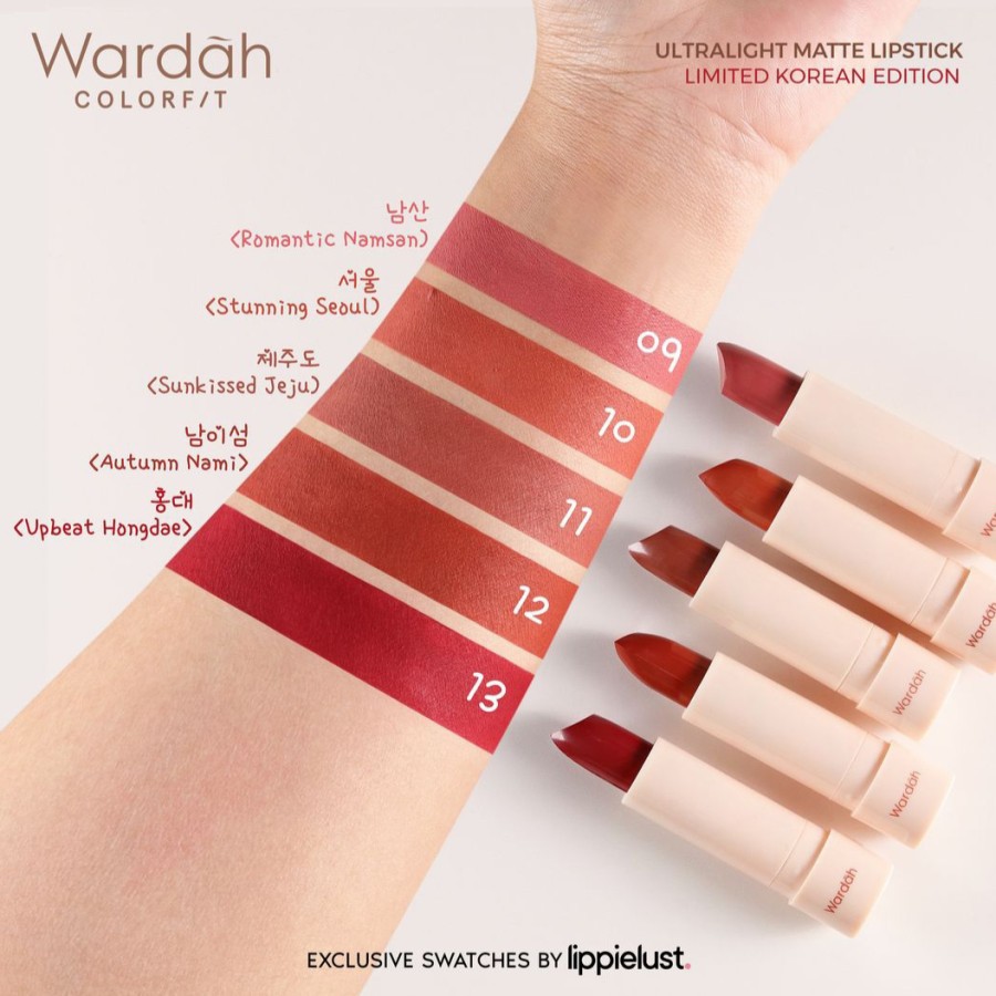 wardah colorfit ultralight korea edition